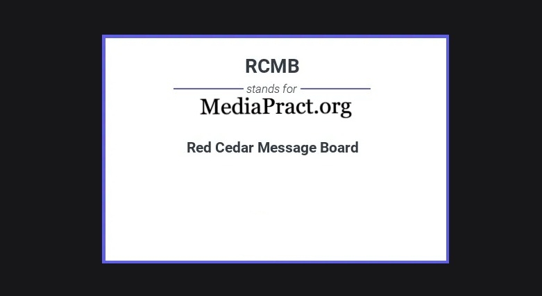 What is a Red Cedar Message Board